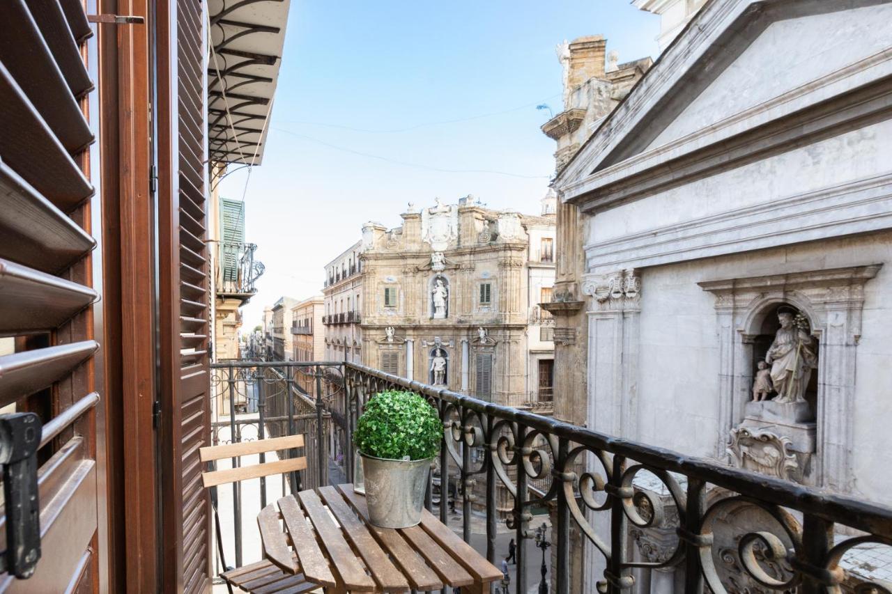Quattro Canti Charming Flat Palermo Exterior foto