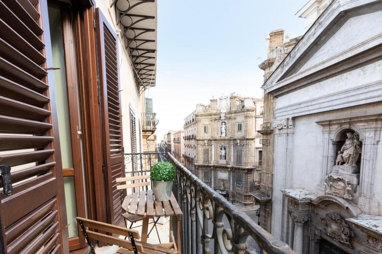 Quattro Canti Charming Flat Palermo Exterior foto