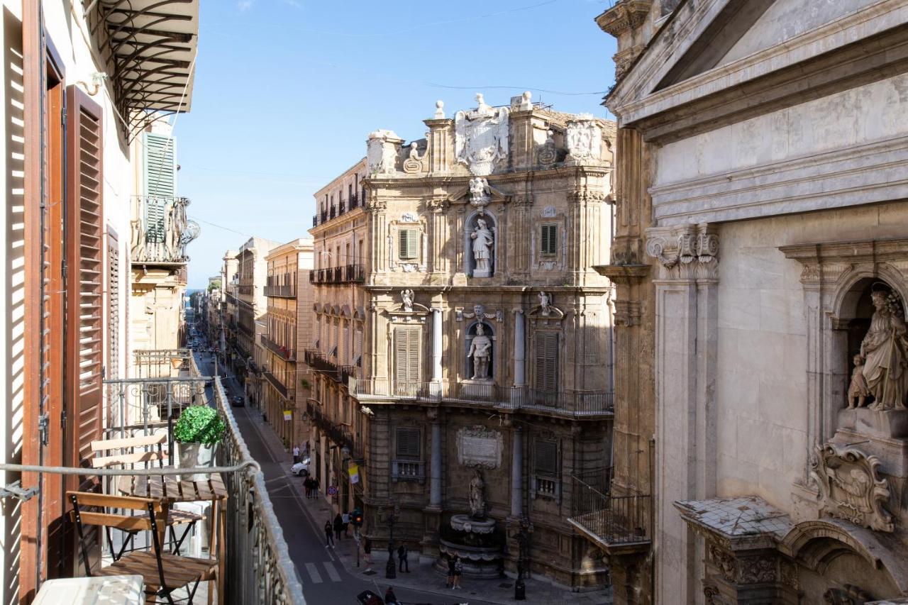 Quattro Canti Charming Flat Palermo Exterior foto